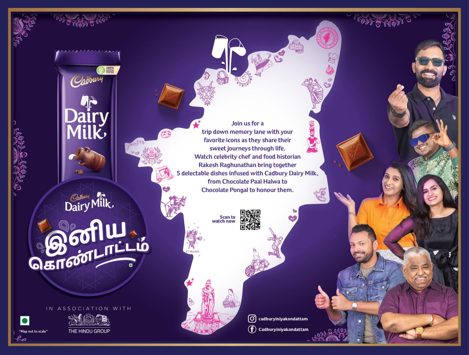 Cadbury Dairy Milk pays an Ode to Tamil Nadu and their icons with the Launch of its new campaign